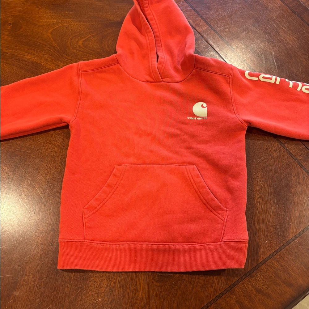 Carhartt Kids Bright Orange/Red Hoodie